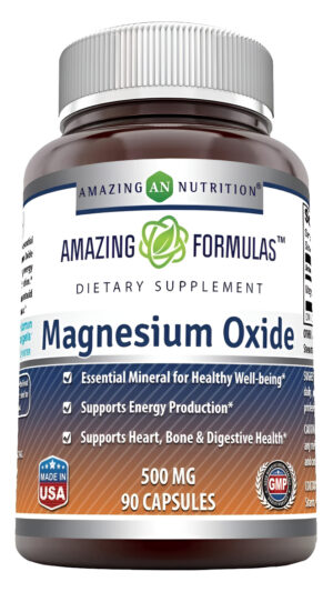 Magnesio Oxido 500mg Amazing