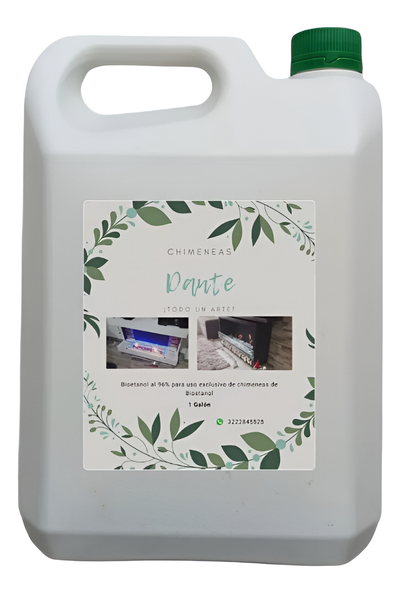Galon Bioetanol Para Chimenea Ecológica 3.8 Litros