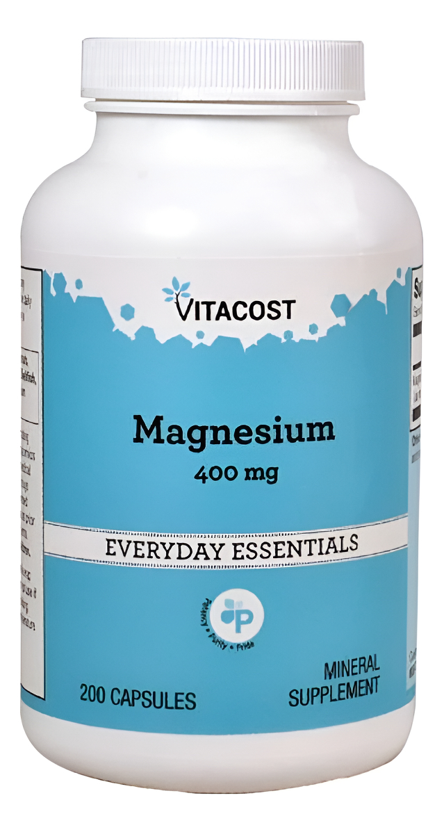 Magnesio 400 Mg 200 Cápsulas