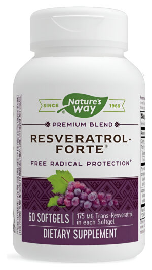 Resveratrol 60caps Nature's Way