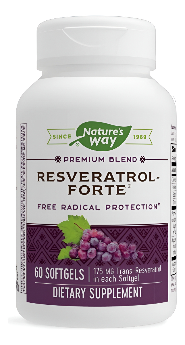 Resveratrol 60caps Nature's Way