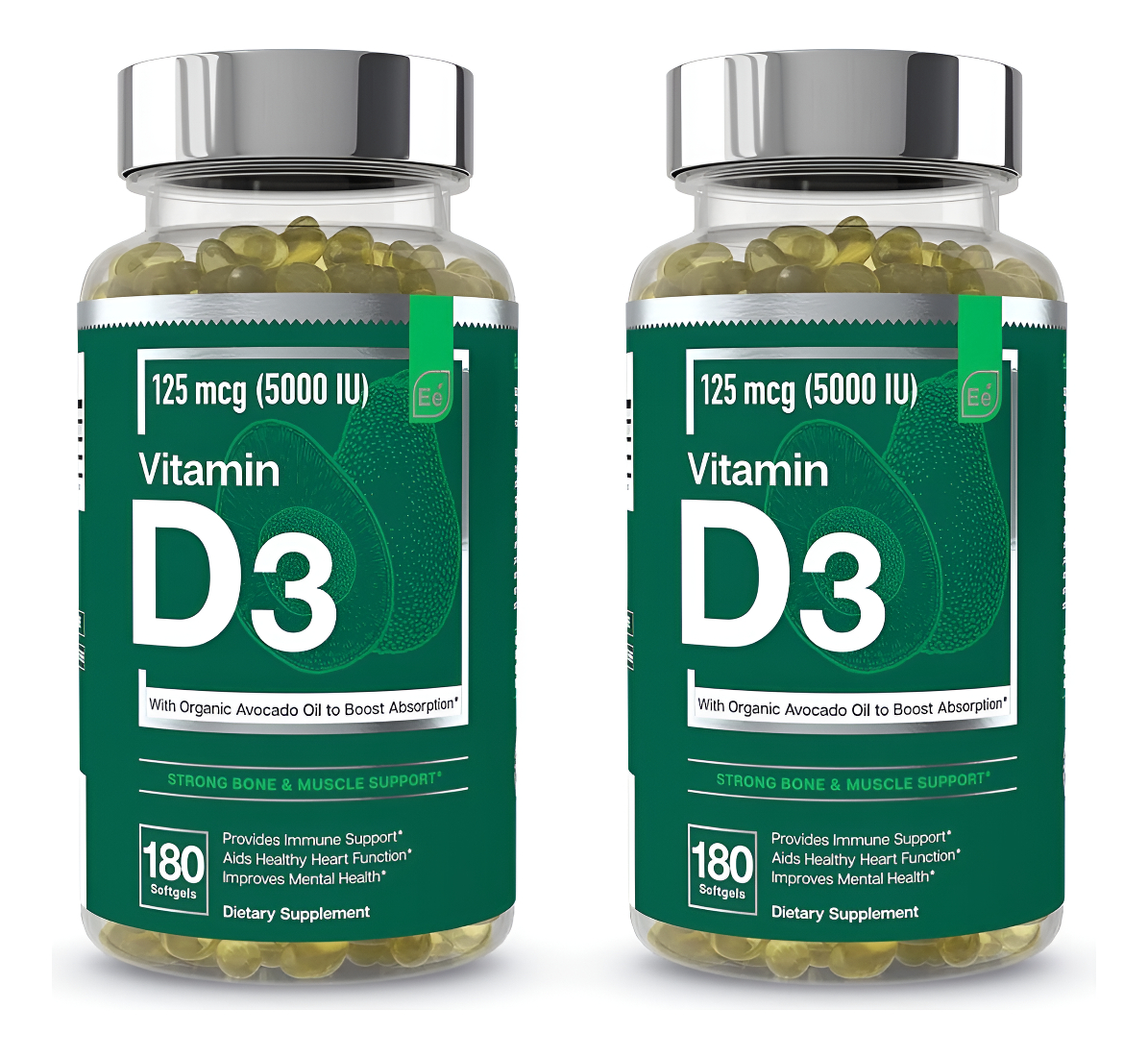 Vitamina D3 180caps Essential E