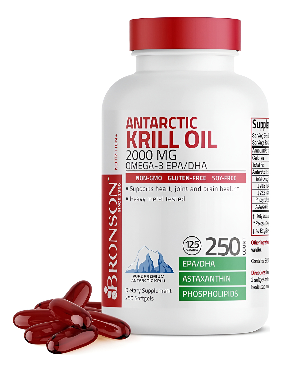 Aceite De Krill 250caps Bronson