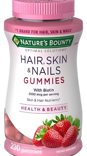 Hair Skin Nail Gummies Biotin Biotina Cabello Piel Uña Gomas