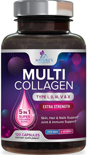 Natures Nutrition Peptidos De Colageno 1000mg - 120 Caps