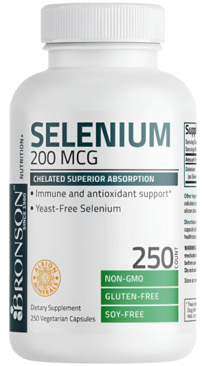 Selenio 200 Mcg 250 Capsulas