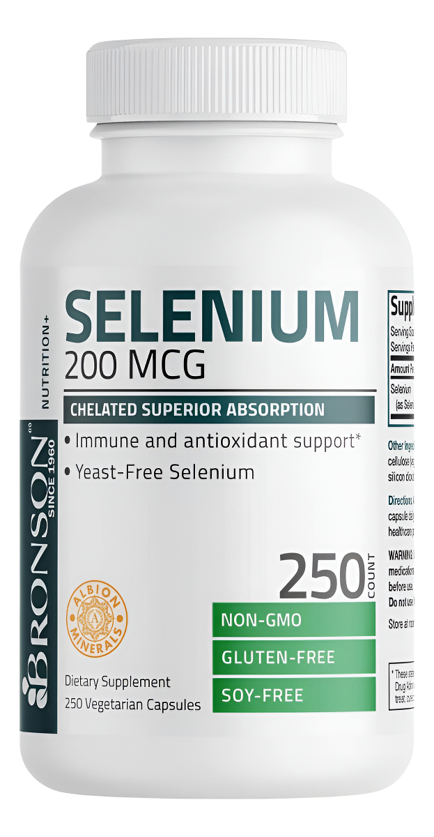Selenio 200 Mcg 250 Capsulas