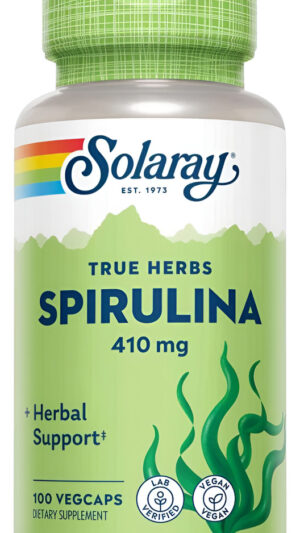 Espirulina 410mg 100cap Solaray