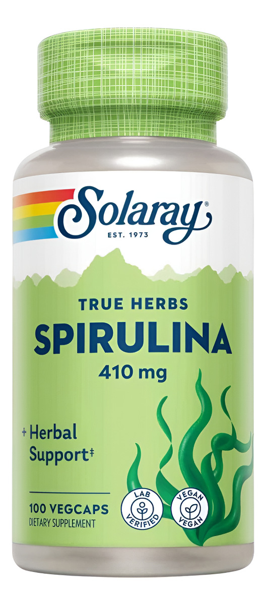 Espirulina 410mg 100cap Solaray