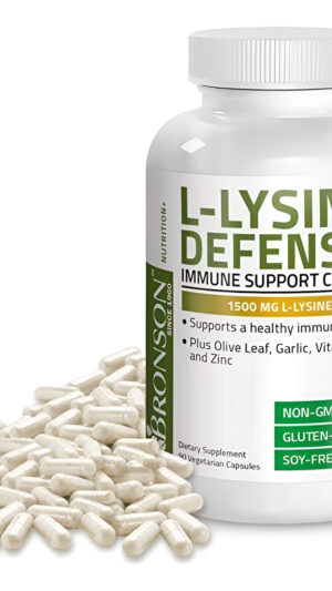 L-lisina 1500mg - Bronson