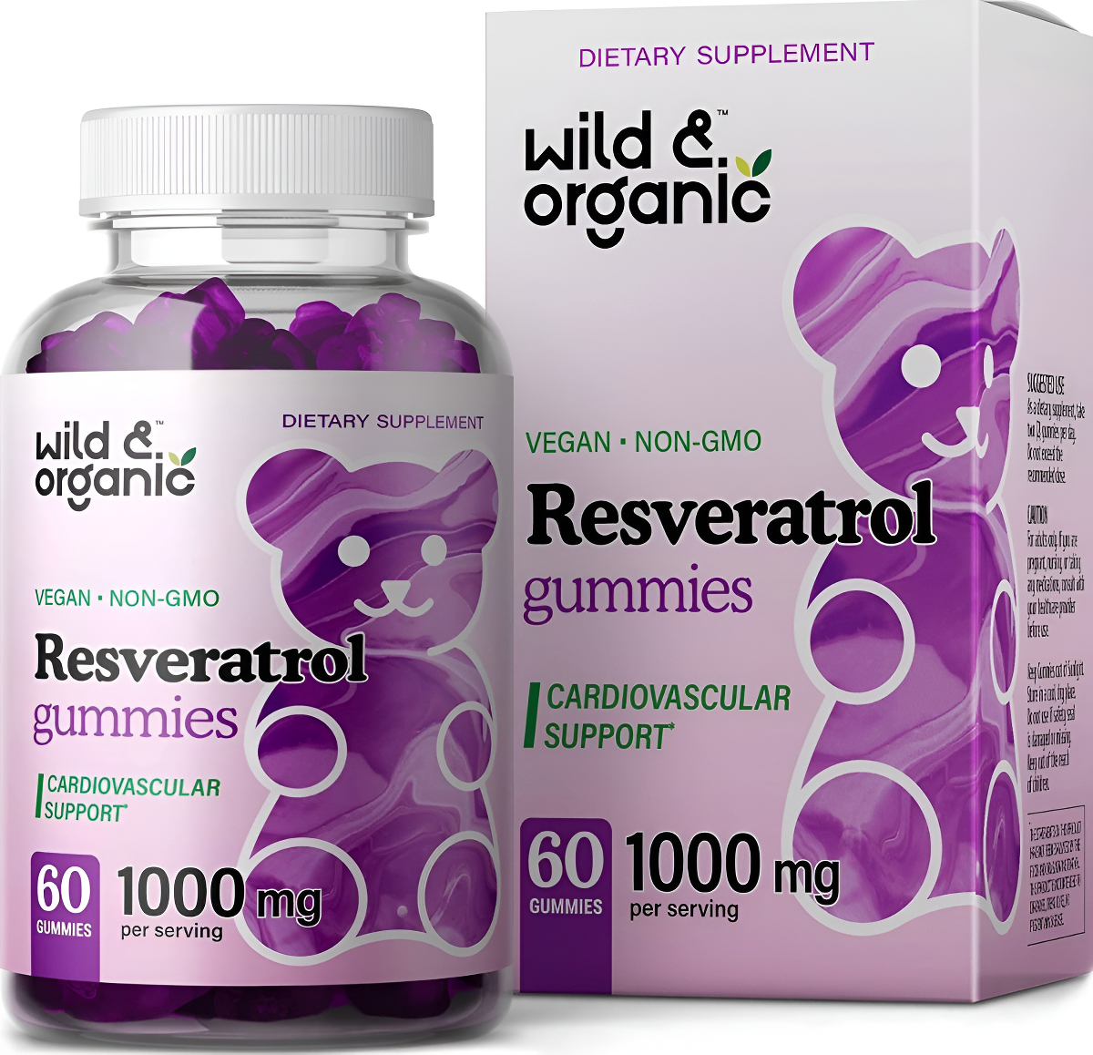 Resveratrol 60 Gum Wild & Organ