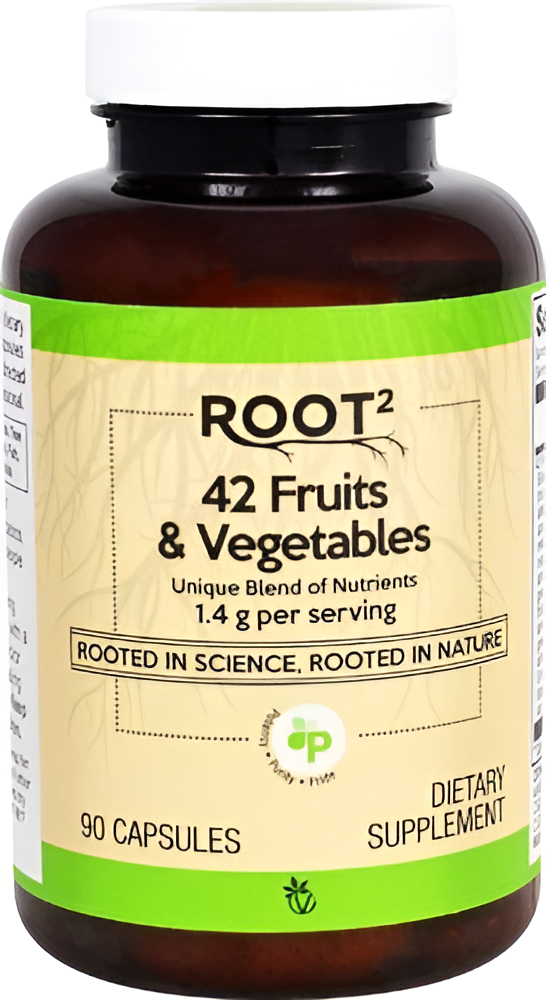 Suplemento De 42 Frutas Y Vegetales- 90 Cáps Blandas Roots2
