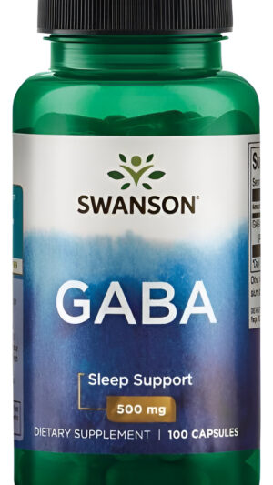 Gaba 100 Caps 500mg Sleep Support Relax De Swanson