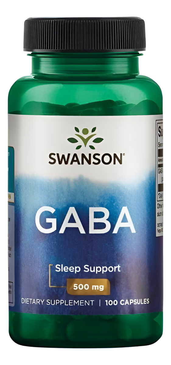 Gaba 100 Caps 500mg Sleep Support Relax De Swanson