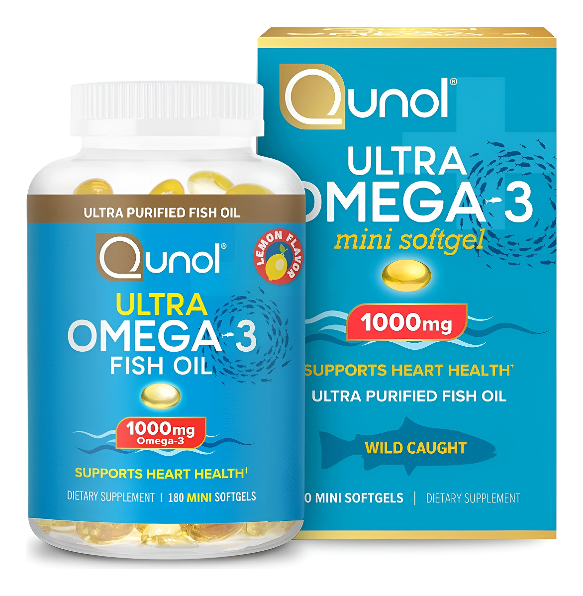 Omega 3 1000mg 180cap Qunol