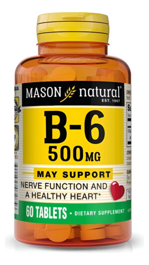 Vitamina B6 Tabletas De 500 Mg