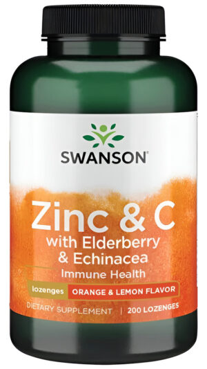 Zinc Con Vitamina C Con Saúco Y Equinácea Sabor A Naranja