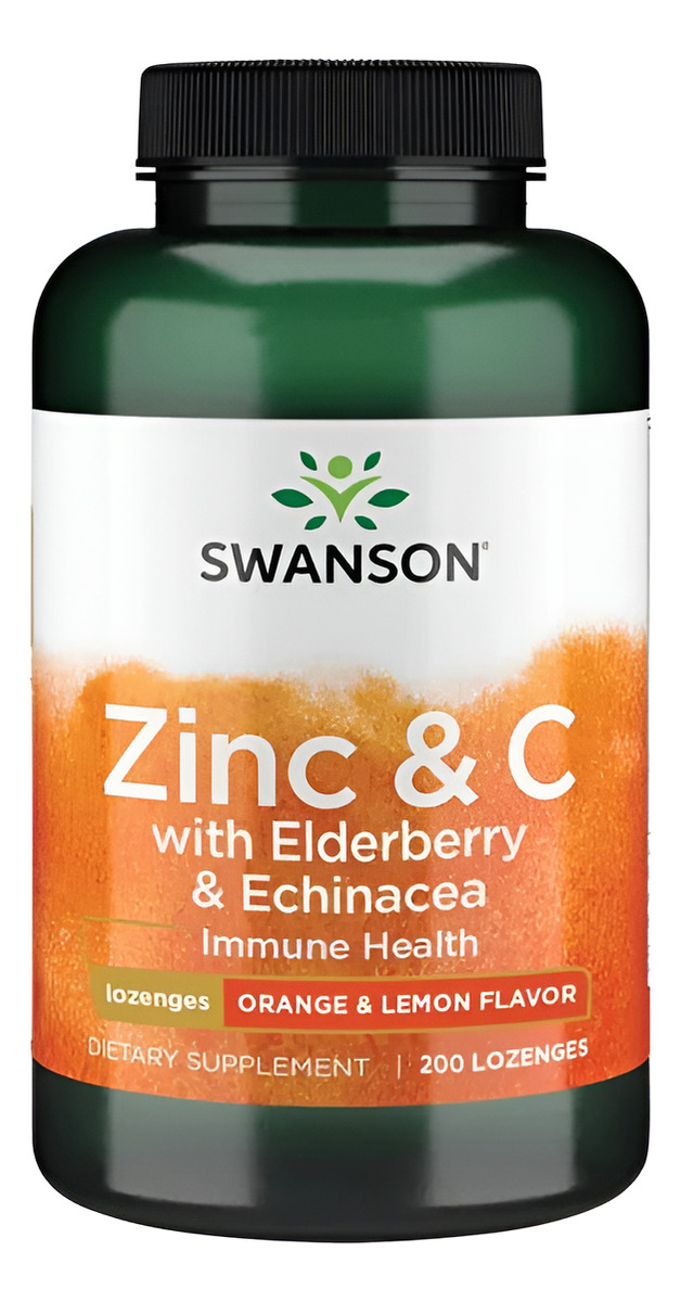 Zinc Con Vitamina C Con Saúco Y Equinácea Sabor A Naranja