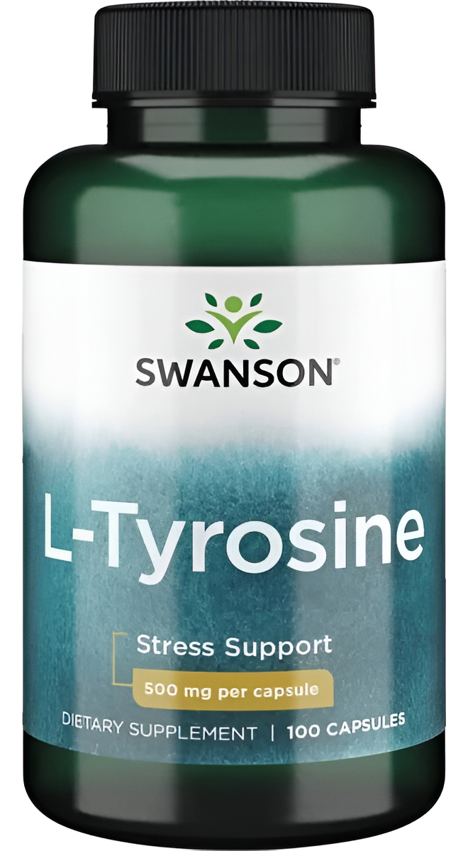L- Tirosina Tyrosine Tyrosina 500 Mg 100 Cápsulas