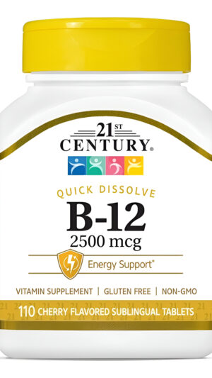 Vitamina B12 2500mcg 21st Centu