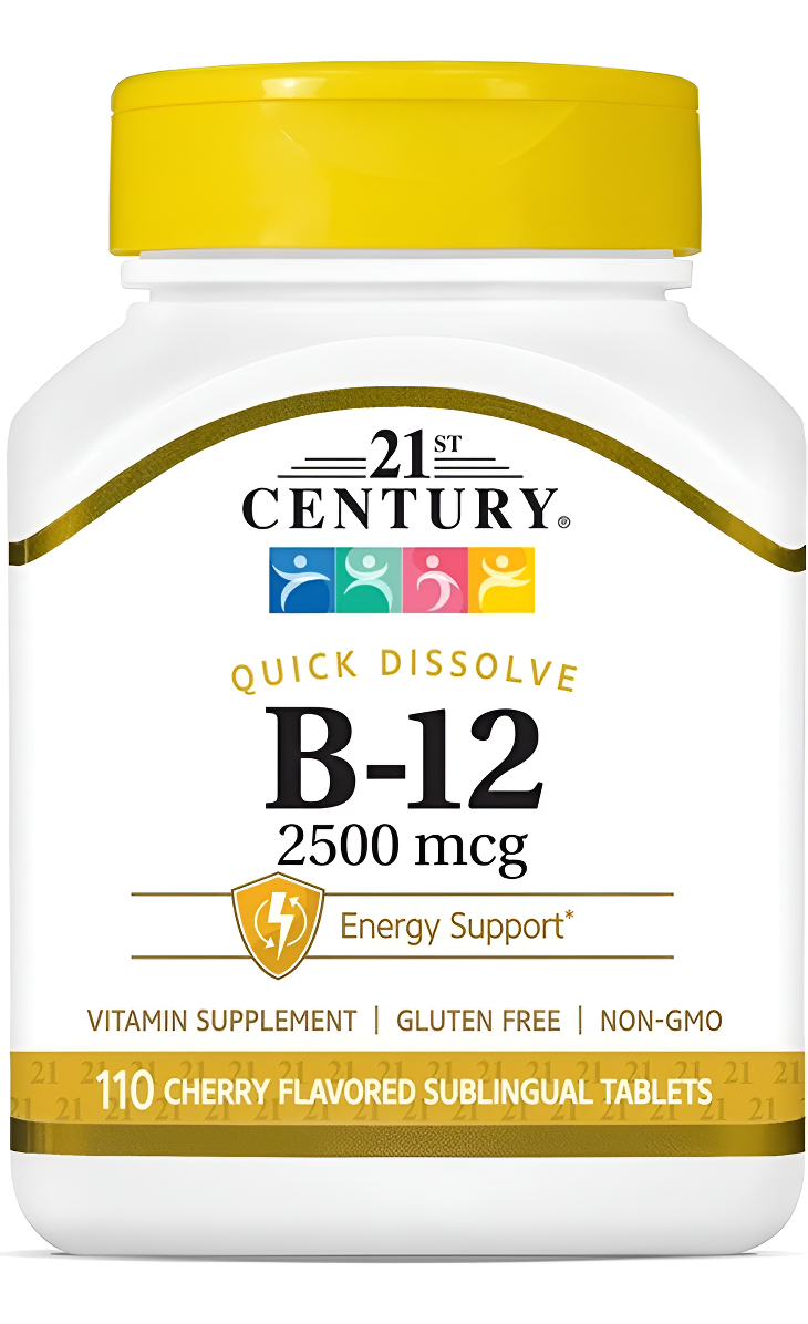 Vitamina B12 2500mcg 21st Centu