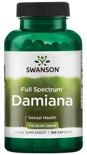 Damiana 100 Caps 510mg Turnera Diffusa De Sw
