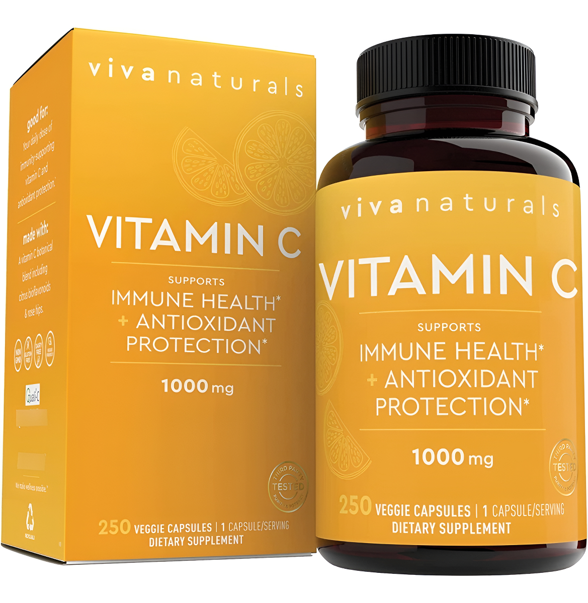 Vitamina C 250caps Viva Natural