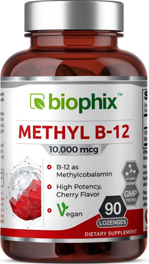 Vitamina B12 10000 Mcg Biophix