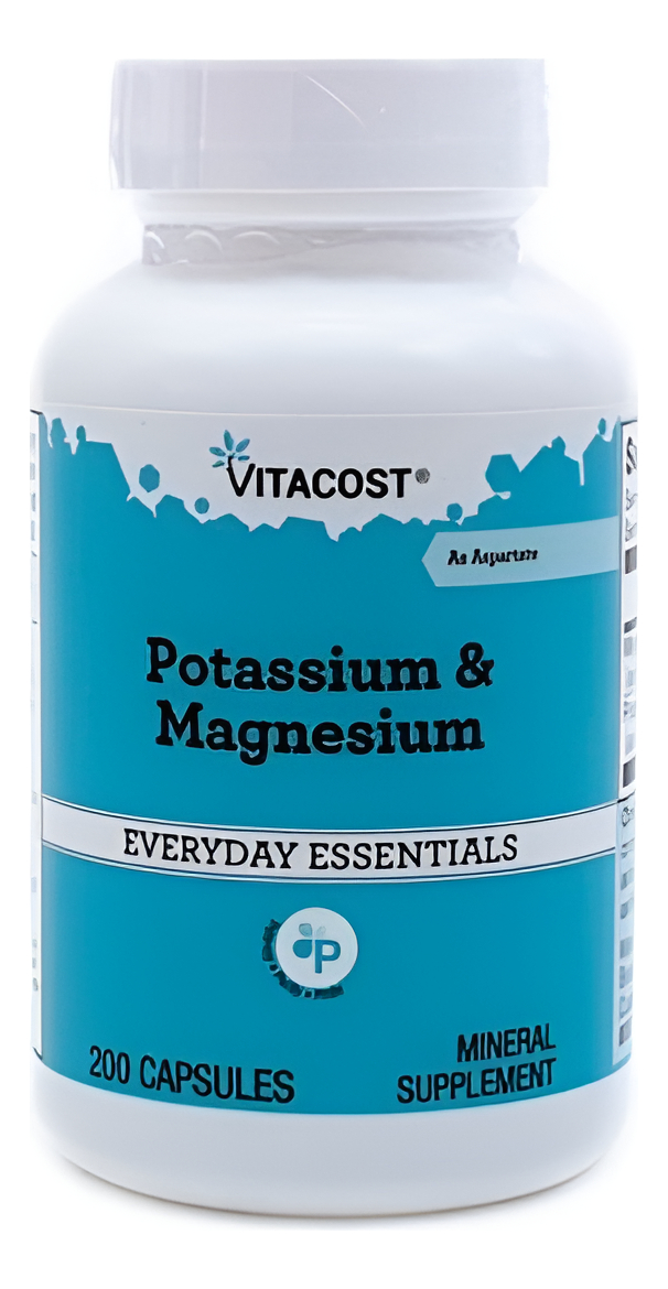 Potassium & Magnesium 200 Caps De Vitacost