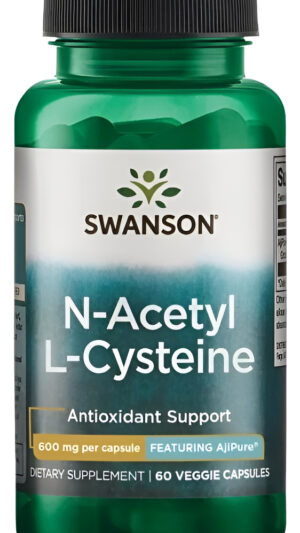 N-acetil L-cisteína - Con Ajipure 600 Mg 60 Caps Swanson