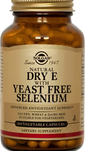 Solgar Dry Vitamin E With Yeast Fr