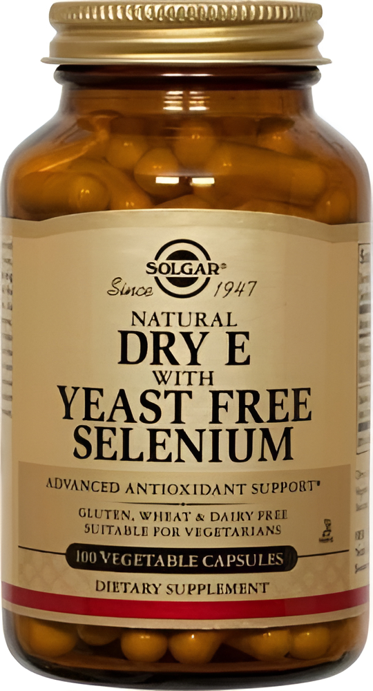 Solgar Dry Vitamin E With Yeast Fr