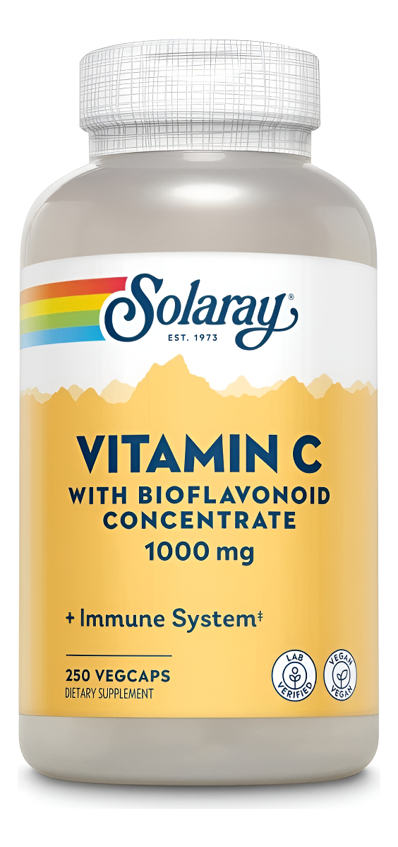 Vitamina C 250cap Solaray - Unida