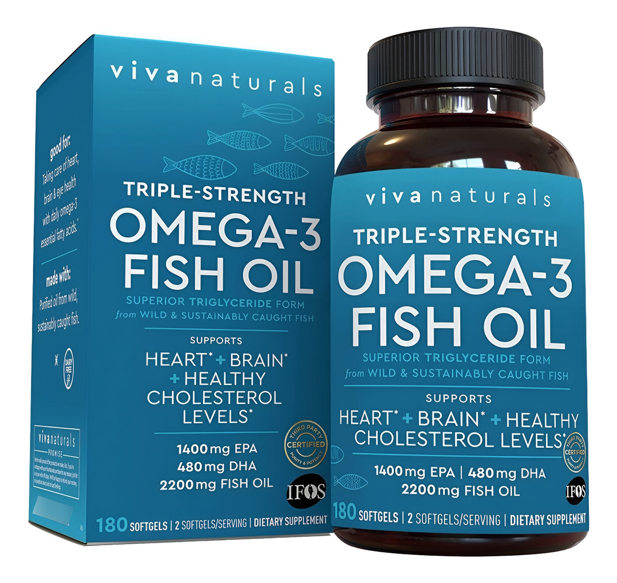 Viva Naturals Omega 3 Fish Oil