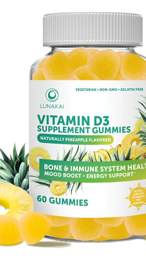 Vitamina D3 25mcg 60gum Lunakai