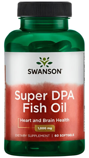 Aceite De Pescado Súper Dpa 60 Caps 1000mg De Swanson
