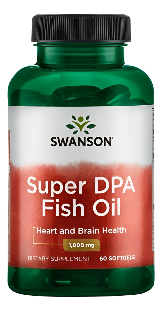 Aceite De Pescado Súper Dpa 60 Caps 1000mg De Swanson