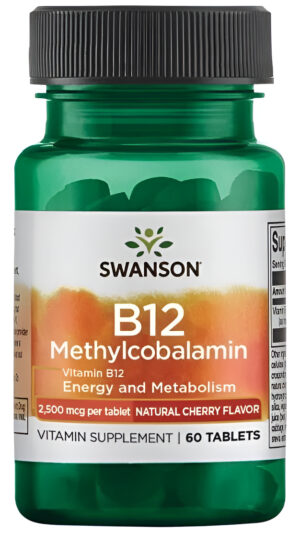 Vitamina B12 Metilcobalamina 2,500mcg 60 Tabletas Sublingual