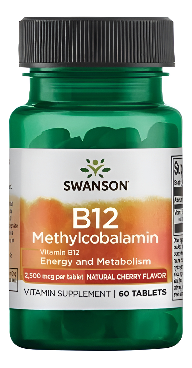 Vitamina B12 Metilcobalamina 2,500mcg 60 Tabletas Sublingual