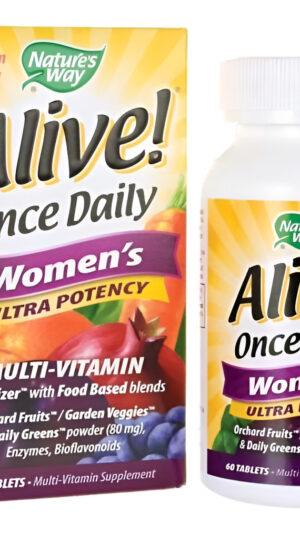 Alive! Once Daily Multivitamínico Para Mujer De Natures Way
