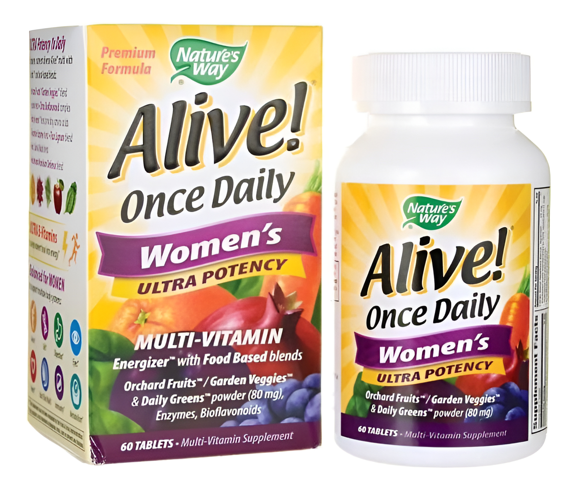Alive! Once Daily Multivitamínico Para Mujer De Natures Way