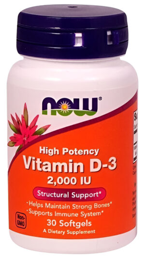 Vitamina D3 - 2000 Ui - 30 Cápsulas Blandas