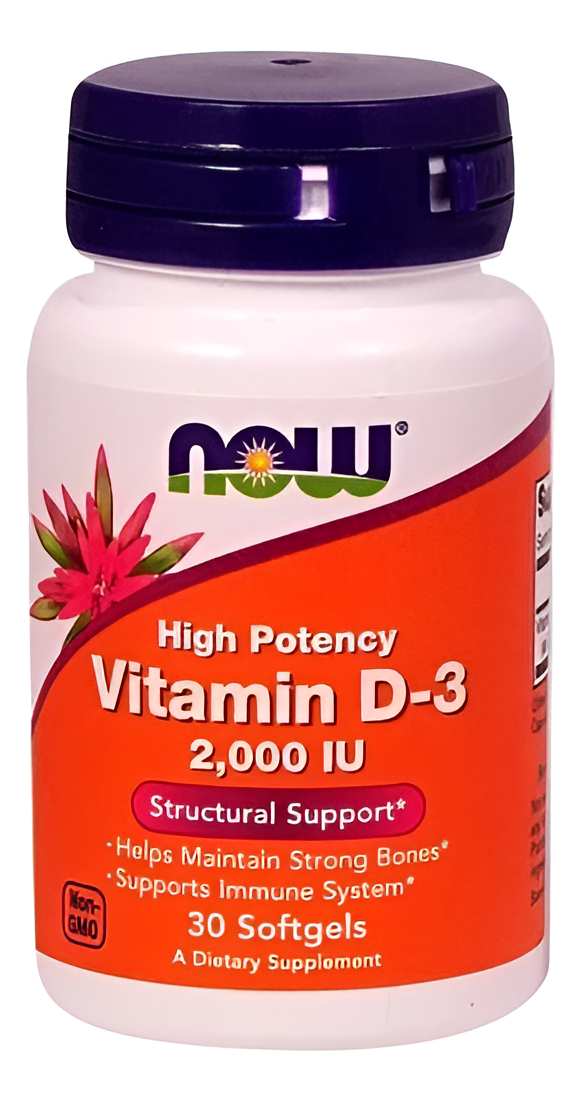 Vitamina D3 - 2000 Ui - 30 Cápsulas Blandas