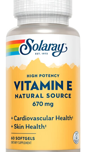Vitamina E 1000 Ui Solaray - Unida
