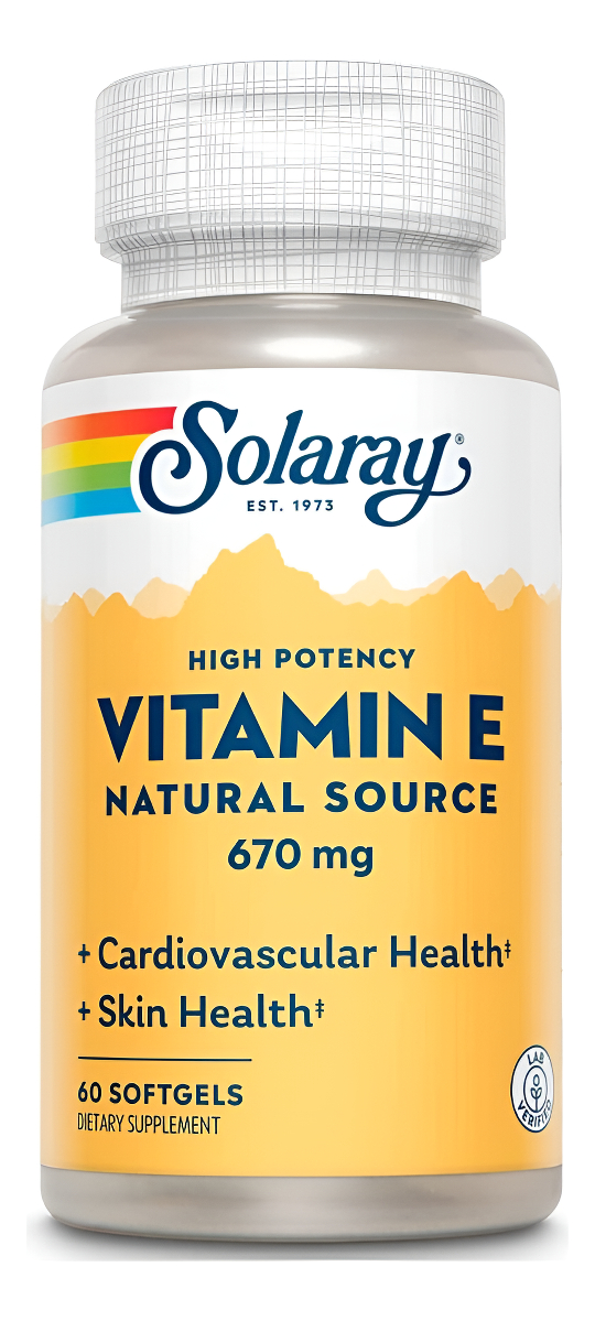 Vitamina E 1000 Ui Solaray - Unida