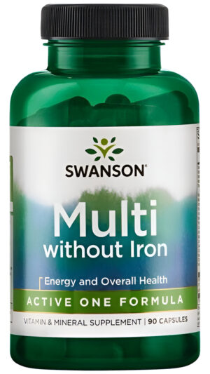 Multi Without Iron - Active One Formula- 90 Caps Swanson