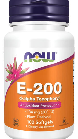Vitamin E Now 200 Iu 100 Cap