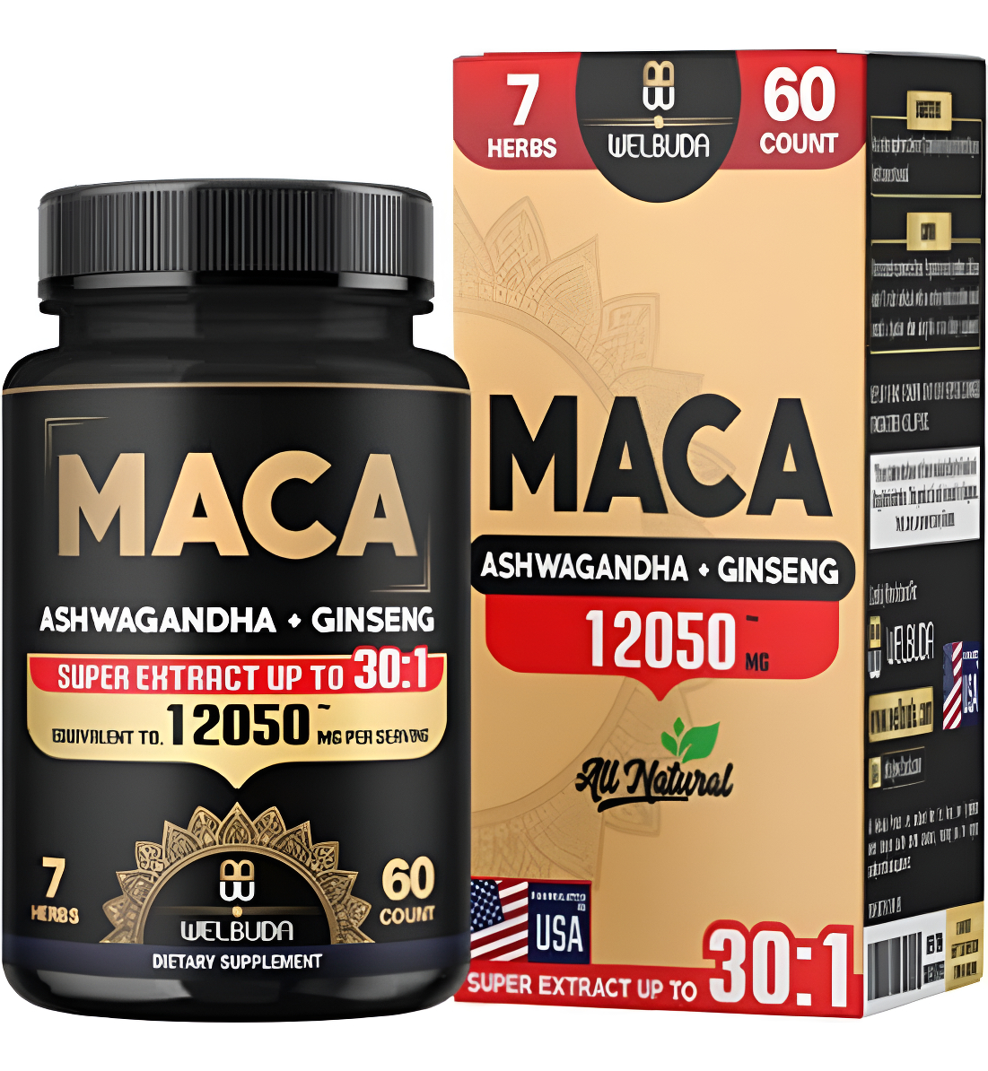 Welbuda - Maca 60ccaps - Unidad A