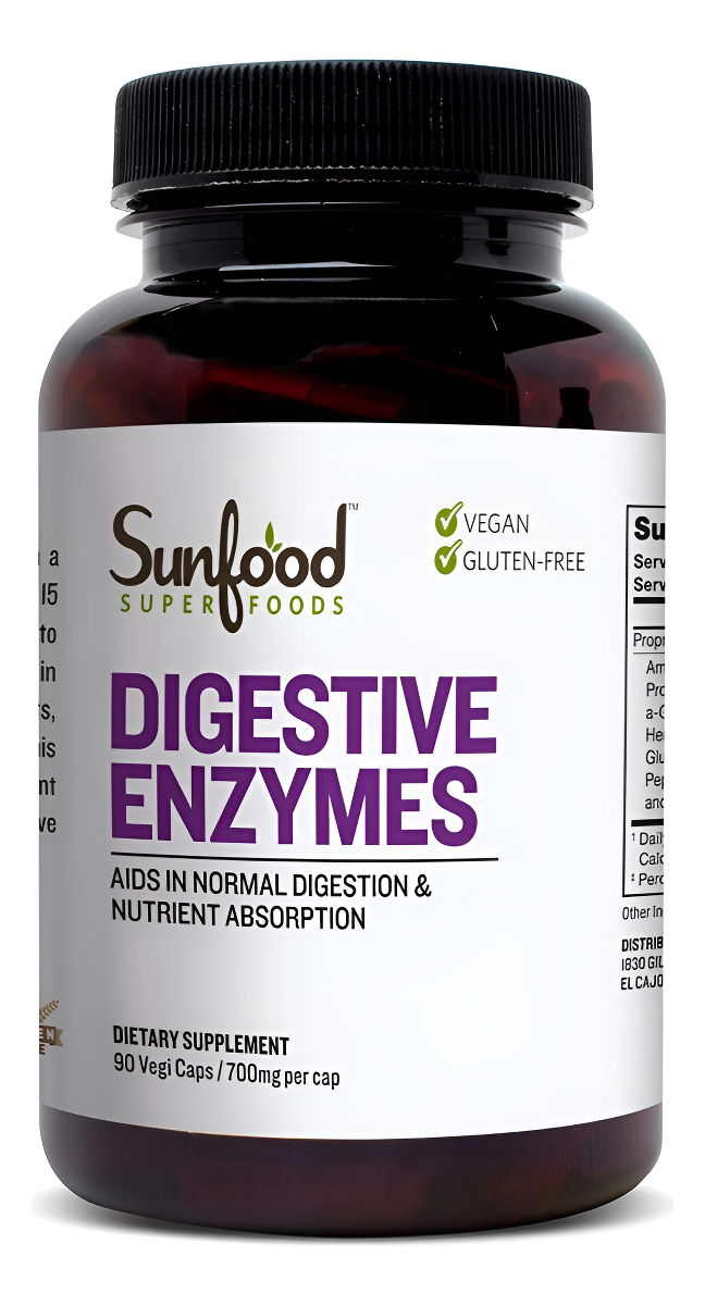 Enzimas Digestivas 90cap Sunfoo