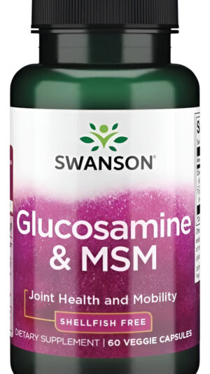 Glucosamine & Msm / Sin Mariscos60 Caps 500mg De Sw
